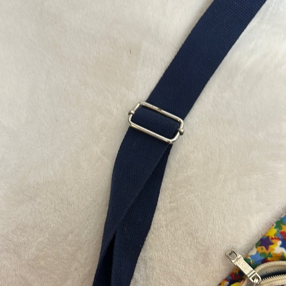 Blue and Yellow Mosaic Backpack with Adjustable Strap - Picture 10 of 10